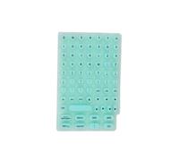 Koolenry Protective Membrane for Office Typing Devices Silicone Keyboard Pad for Women for Long Nails Manicure Art Keyboard Film D