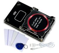 Koolenry Proxmark3 RFID Reader Writer Card Copier, Proxmark3 Easy V5.0 Memory IC ID with Integrated Antenna Decryption Functionality Decryptor