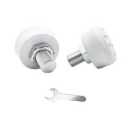 Koolenry Quad Skates Break Front Roller Skating Stop Brake Sliding Sports 4 Wheels Skate Shoes Accessories Universal White