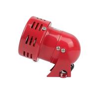 Koolenry Red Mini Metal Motor Siren Industrial Alarm Sound Electrical Guard Against Theft 120dB MS-190 DC12V