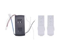 Koolenry Replacement Remote Control for DC Ceiling Fans & Lights Universal 40W 6 Speed Timing Function Ceiling Fan Remote Kit