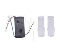 Koolenry Replacement Remote for DC Ceiling Fans & Lights 6 Speed Timing Function Universal 50W Ceiling Fan Remote Control Kit