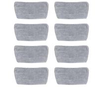Koolenry Replacement Steam Mop Pads 8pcs for GorFanty GF-6610/GF-6610B Microfiber Washable Reusable