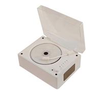 Koolenry Retro CD Player Rechargeable Support CD BT USB 3.5mm AUX Portable CD Player Bluetooth-Compatible 5.0 Home Music Player B