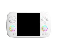 Koolenry RG CubeXX Retro Handheld Game Console 3.95 Inch IPS Screen 64 Bit Linux System with RGB Joystick -Support 32GB White