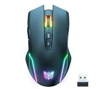 Koolenry RGB Marquee Rechargeable Desktop Computer Notebook Mouse Rechargeable Mouse CW905 Wireless Gaming Mouse