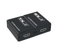 Koolenry RJ45 Ethernet over Cat6 Cat7 30M USB Extender Transmitter Receiver -Compatible 1080p PC to TV Audio Video Converter Without USB