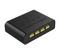 Koolenry RJ45 Network Switch Hub 1 in 4 Out Converter 1000Mbps Gigabit Ethernet LAN Extension Adapter Wire Divider PC Extend