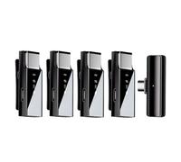 Koolenry S16 Wireless Microphone Ntelligent Noise Reduction Mobile Camera Sound Card Lavalier Mic