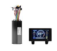Koolenry S966 Color Screen Electric Bike Display Meter 35A 36V/48V/52V Sine Wave Controller Kit Module for E-Bike for Scooter Modification