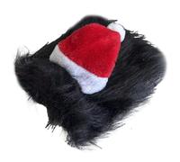 Koolenry Santa Hat Pet Costume for Cat Dog Christmas Funny Cute for Winter Days Night Family Friends Youth Teens Girl Boy C