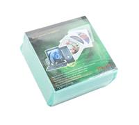 Koolenry Scratch- 100 Pcs Dual-Sided CD/DVD Storage Collection, Dust-Proof with Colorful Green CD Slot Bag