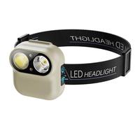 Koolenry Search Light XPE LED Headlamp Powerful LED Work Light 800mAh 6 Gears for Outdoor Fishing Camping Hiking Creamy White