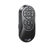 Koolenry Self-Timer Shutter Release Wireless Bluetooth-Compatible Remote Control Button Camera Stick Controller Phone Black