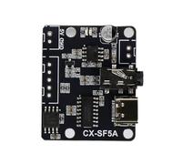 Koolenry -SF5A Serial Port Control Voice Playback Module Board MP3 Music Player 5W MP3 Playback Serial Control Voice Module A