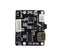 Koolenry -SF5A Serial Port Control Voice Playback Module Board MP3 Music Player 5W MP3 Playback Serial Control Voice Module B