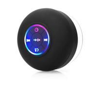 Koolenry Shower Speaker Mini Bluetooth Shower Speaker Waterproof Mini Portable Shower Speaker with LED Light for Outdoor Speaker