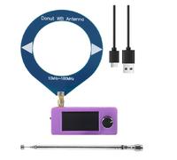 Koolenry SI4732 Mini Pocket Radio 1.9 Inch IPS Screen LSB USB AM FM/AM Receiver with Built-in Antenna 180MHz HF SW MW VHF Band