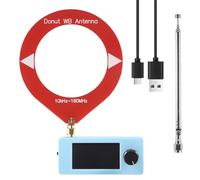 Koolenry SI4732 Mini Radio Receiver 1.9inch Display Shortwave Radio FM/AM/LSB/USB SI4732 Radio+ 2 Type Antenna 10KHz- 180MHz