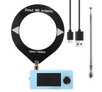 Koolenry SI4732 Mini Radio Receiver 10KHz-180MHz 1.9inch Display Shortwave Radio FM/AM/LSB/USB SI4732 Radio +Loop Antenna