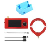 Koolenry SI4732 Mini Radio Receiver Kit 10KHz-180MHz 1.9inch Display Shortwave Radio FM/AM/LSB/USB +Stand+Antenna SI4732 Radio