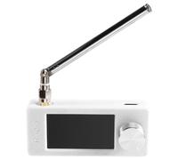 Koolenry SI4732 Portable Radio 10Khz-180Mhz SMA Interface Telescopic Antenna LSB USB AM FM Mini Pocket Radio, Receiver White