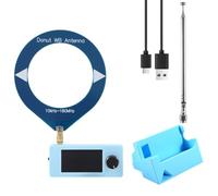 Koolenry SI4732 Radio Receiver Kit 10KHz-180MHz 1.9inch Display Shortwave Radio FM/AM/LSB/USB +Antenna+Stand SI4732 Mini Radio