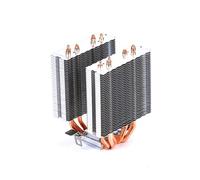 Koolenry Silent Dual-Fan CPU Cooler 6 Heatpipe Desktop Air Cooling System Dual-Tower Design