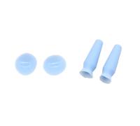 Koolenry Silicone Eyeball Protective Cover Eyelid Pad Embedded Wire Double Prosthetic Eye Piece Suction Cup Blue