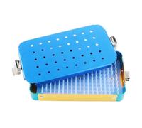 Koolenry Silicone Pad Included Disinfection Box Tray Case with Autoclavable Functionality