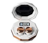 Koolenry Sleep Headphones Wireless Sleep Earbuds Bluetooth 6.0,Soft in Ear Buds,Mini Small Design for Side Sleepers Beige