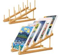 Koolenry Small Art Drying Rack, Art Storage Rack,5 Layers Paint Display Rack Storage Stand for Canvas Boards, for Painting Canvas