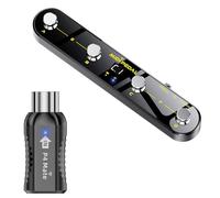 Koolenry Smart Guitar Pedal Wireless MIDI Controller Sound Mode Switching for Mixer for Electric Guitar Effects