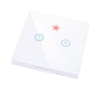 Koolenry Smart Home Wireless Touch Switch Light Electrical 433Mhz Remote Control Wall Panel Button Receiver Led Lamp 2 Gang Switch