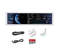 Koolenry Smart Screen 8.8 Inch IPS Type C USB-C Interface Computer Monitoring Display CPU GPU RAM Dislpay Second Monitor White