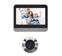 Koolenry Smart Tuya 3MP 2.4G WiFi Door Camera Automatic Sensing Door Eye Camera Digital Door Viewer Wireless Doorbell Home