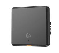 Koolenry Smart WiFi RF433 20A 4000W Switch for Hot Water Heater AI Assistant Tuya Wall Power Monitor Control Work Black