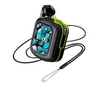 Koolenry Smart Wireless Headset Touch Screen Multi-Function with Lanyard and TF Card Slot Enc Noise-Canceling BT Enclosure Black