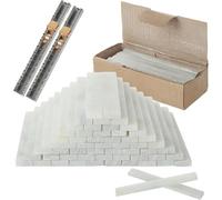 Koolenry Soapstone Pen Flat White 54PCS for Welding Chalk for Welders Professional Soapstone Pencils for Removable Markings