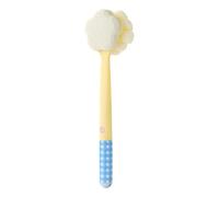 Koolenry Soft-Bristled Brush Double-Sided Bath Brush Back Scrubbing Artifact Blue Bath Cloth Type