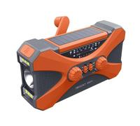 Koolenry Solar Emergency Radio Hand Crank, AM/FM/NOAA, SOS Alert Reading Lamp, Phone Charger B