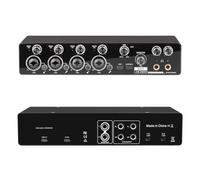 Koolenry Sound Card 4 Channel USB Audio Interface Professional Support ASIO, Mic Preamplifier for Studio& Live Recording