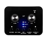 Koolenry Sound Card Voice Changer Shouting Microphone with External Electronic Sound Effects for Mobile Phones and Computers