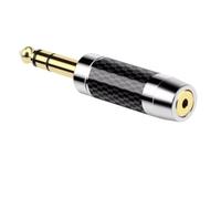 Koolenry Sound Quality Improvement 6.35mm to 2.5/3.5/4.4mm Earphone Adapters Gold Plated Contacts Connector 6.35 to 2.5