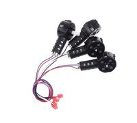 Koolenry Spare Parts for RC Drone E88/E99 Quadrotor 4pcs Universal Folding Remote-Controlled Drone Motor Base Engines Big Gear