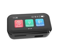 Koolenry Sport MP3 Player Touch Screen Bluetooth Player with Clip HIFI Music Player E-Book FM Radio