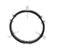 Koolenry Star Finder Mount 3-Point Astrophotography Guide Locking Rings forTelescope Mount Finder Pointer 110mm Black