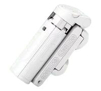 Koolenry Super Mini White Selfie Stick with Bluetooth Remote, Portable and Versatile Phone Holder for Live Streams