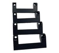 Koolenry Tape Measure Holder Tool Storage for Garage Organization Tool Holder for Power Tool on Ladder, Work Bench 4 PCS Black