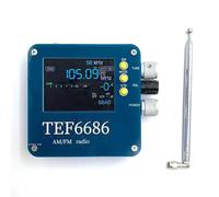 Koolenry TEF6686 Radio Receiver Antenna Radio Receiver Full-Band FM/AM/Short WaveHF/LW Sound Short Wave Supported Built-inSpeaker